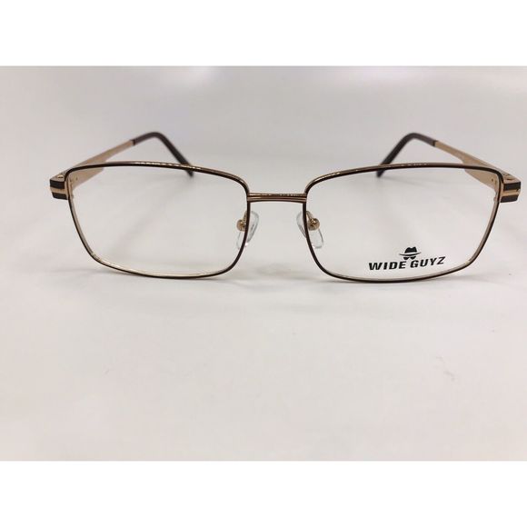 New Wide Guyz Brown LUCKY Eyeglasses 60mm for The Stylish Large Man - Picture 3 of 11